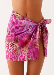 Ocean Is Calling Mini Sarong - Lavender Lagoon