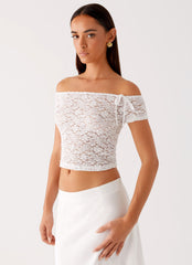 Billie Lace Top - Ivory