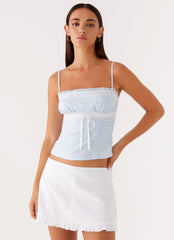 Bristol Mini Skirt - White