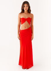 Carla Maxi Dress - Red
