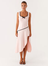 Darlene Midi Dress - Pink