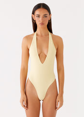Delia One Piece Swimsuit - Yellow