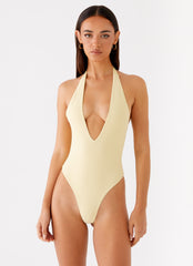 Delia One Piece Swimsuit - Yellow