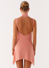 Hudson Mini Dress - Peach