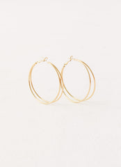 Isabetta Hoop Earrings - Gold