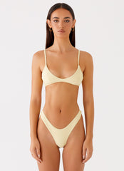 Jacklyn Bikini Top - Yellow