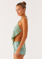 Jonti Halterneck Top - Mint