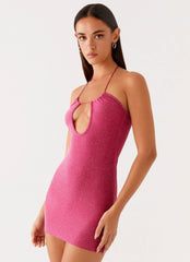 Jupiter Mini Dress - Raspberry
