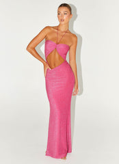 Lorenzo Maxi Dress - Raspberry