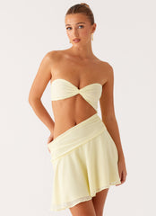 Marbella Mini Dress - Yellow