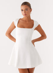 Maryjane Mini Dress - White