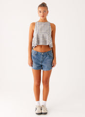 Osborne Halter Top - Check