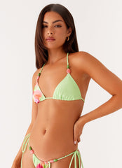 Rach Bikini Top - Green Tropical