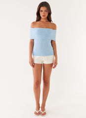 Rosen Knit Top - Blue