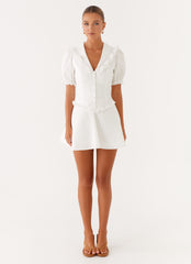 Seana Mini Dress - White