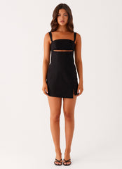 Shea Cut Out Mini Dress - Black