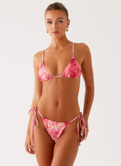 Calista Bikini Top - Flamingo Fling