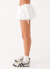 All Mine Bubble Skort - White