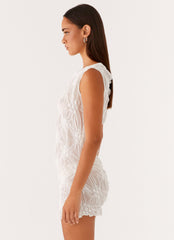 Bea Mini Dress - Ivory