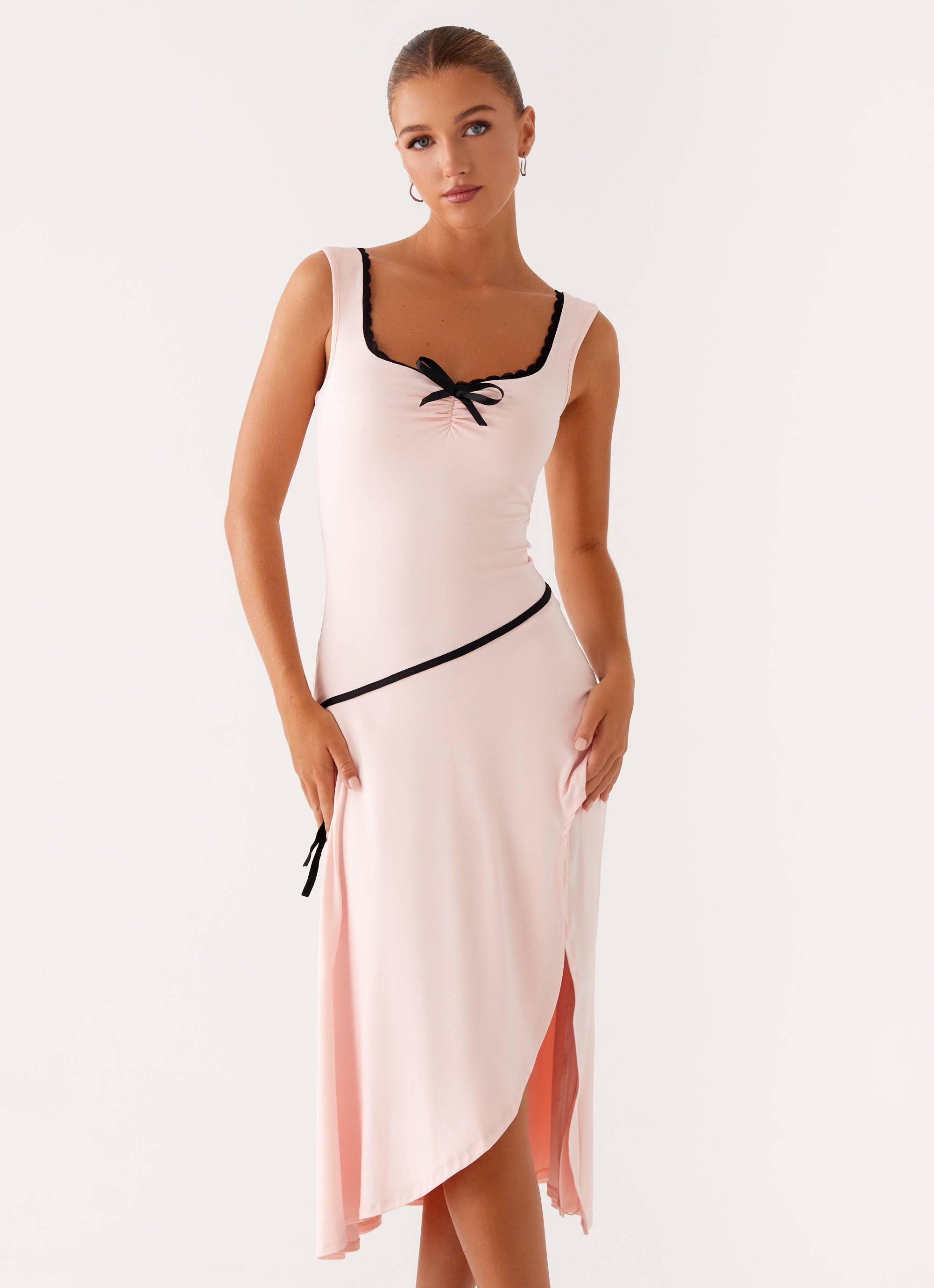 Darlene Midi Dress - Pink