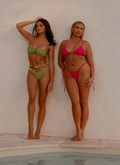 Delta Bikini Bottoms - Lime Green