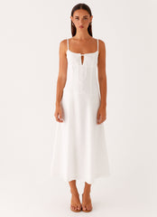 Joyful Midi Dress - White