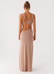 Kika Maxi Dress - Beige