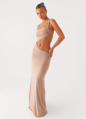 Kika Maxi Dress - Beige