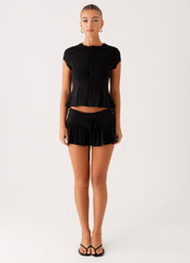 Landon Mini Skort - Black