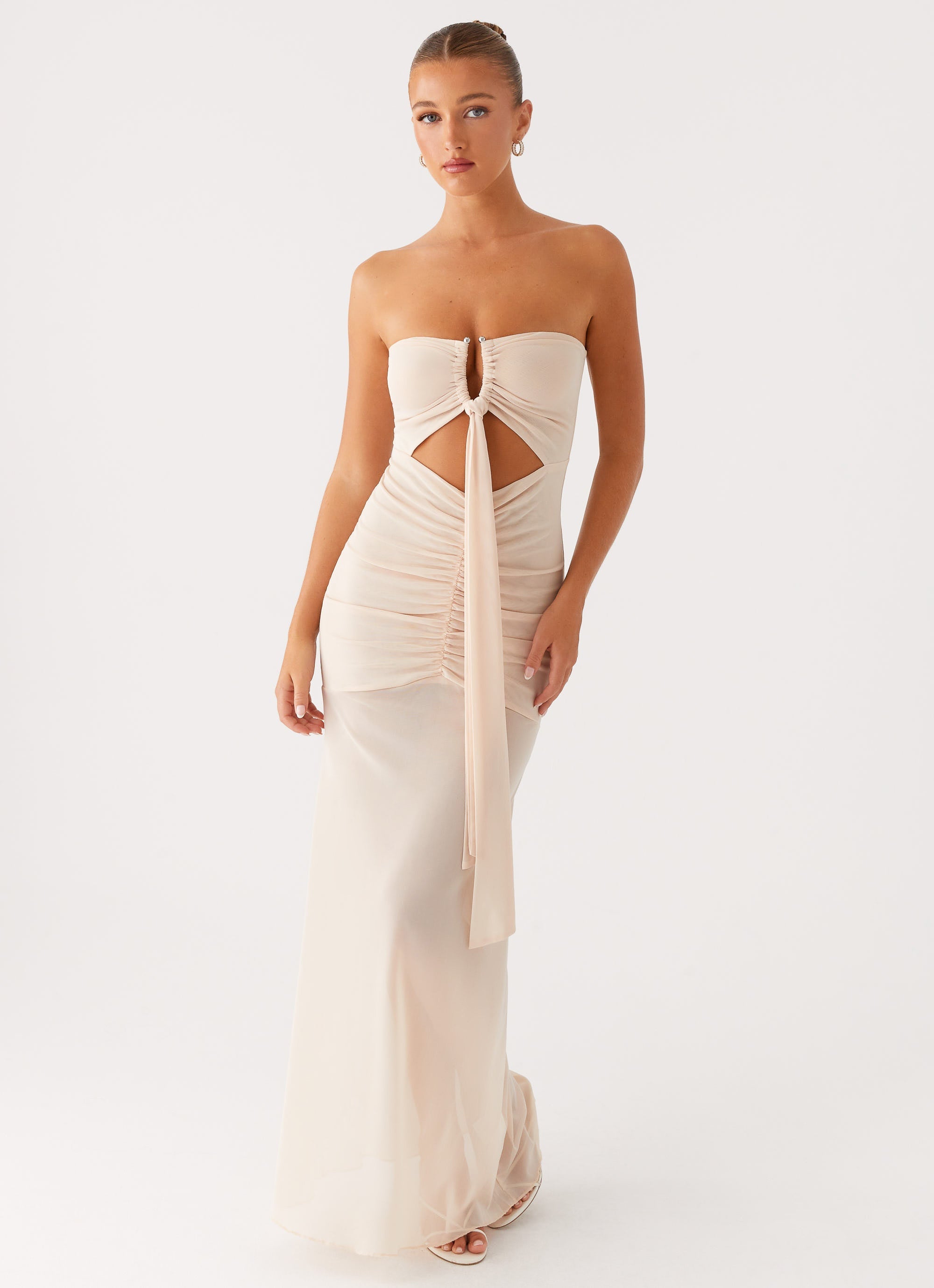 Lovie Maxi Dress - Beige