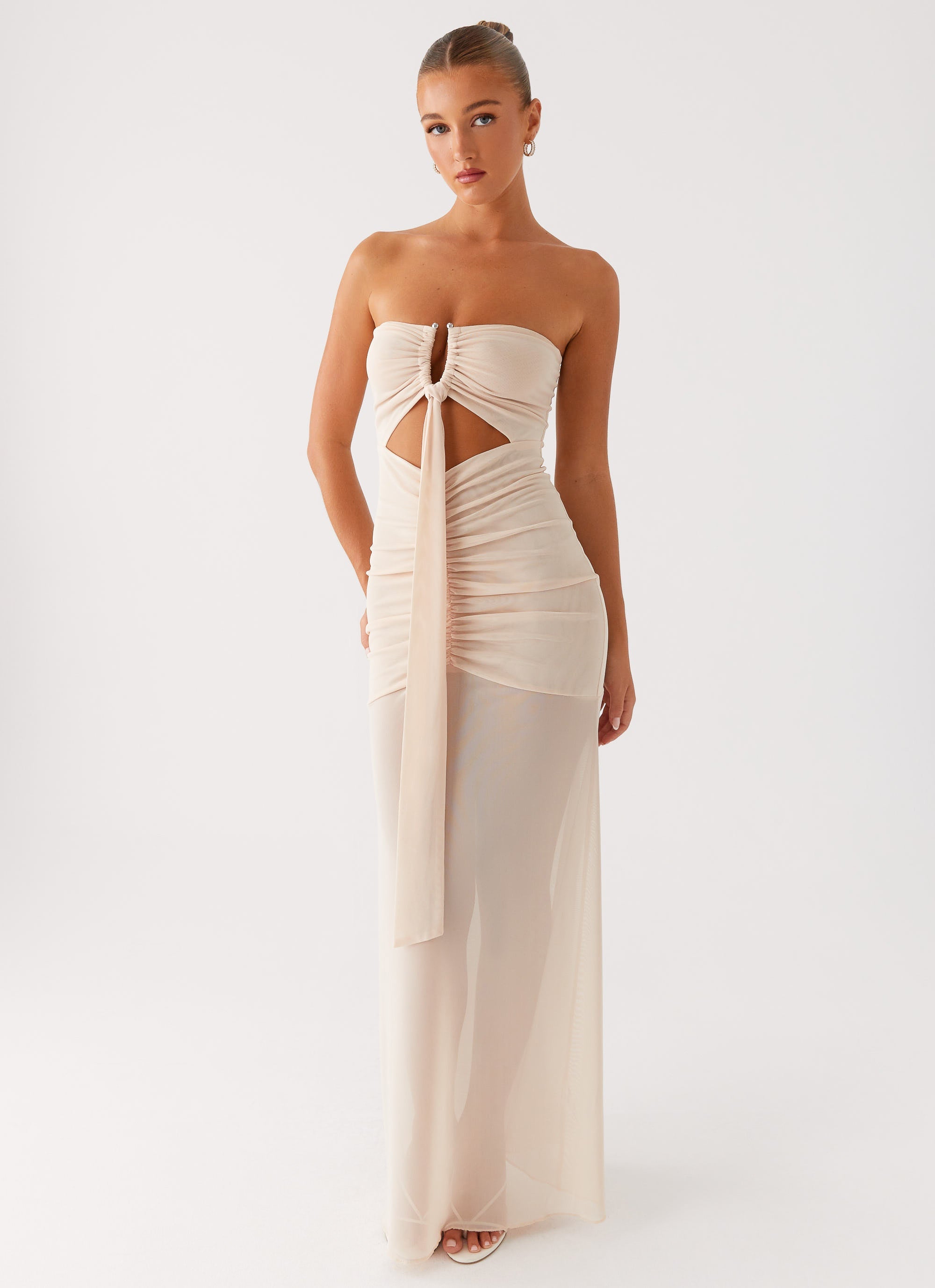 Lovie Maxi Dress - Beige