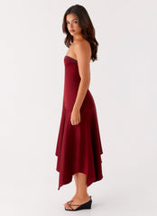 Matisse Midi Dress - Red