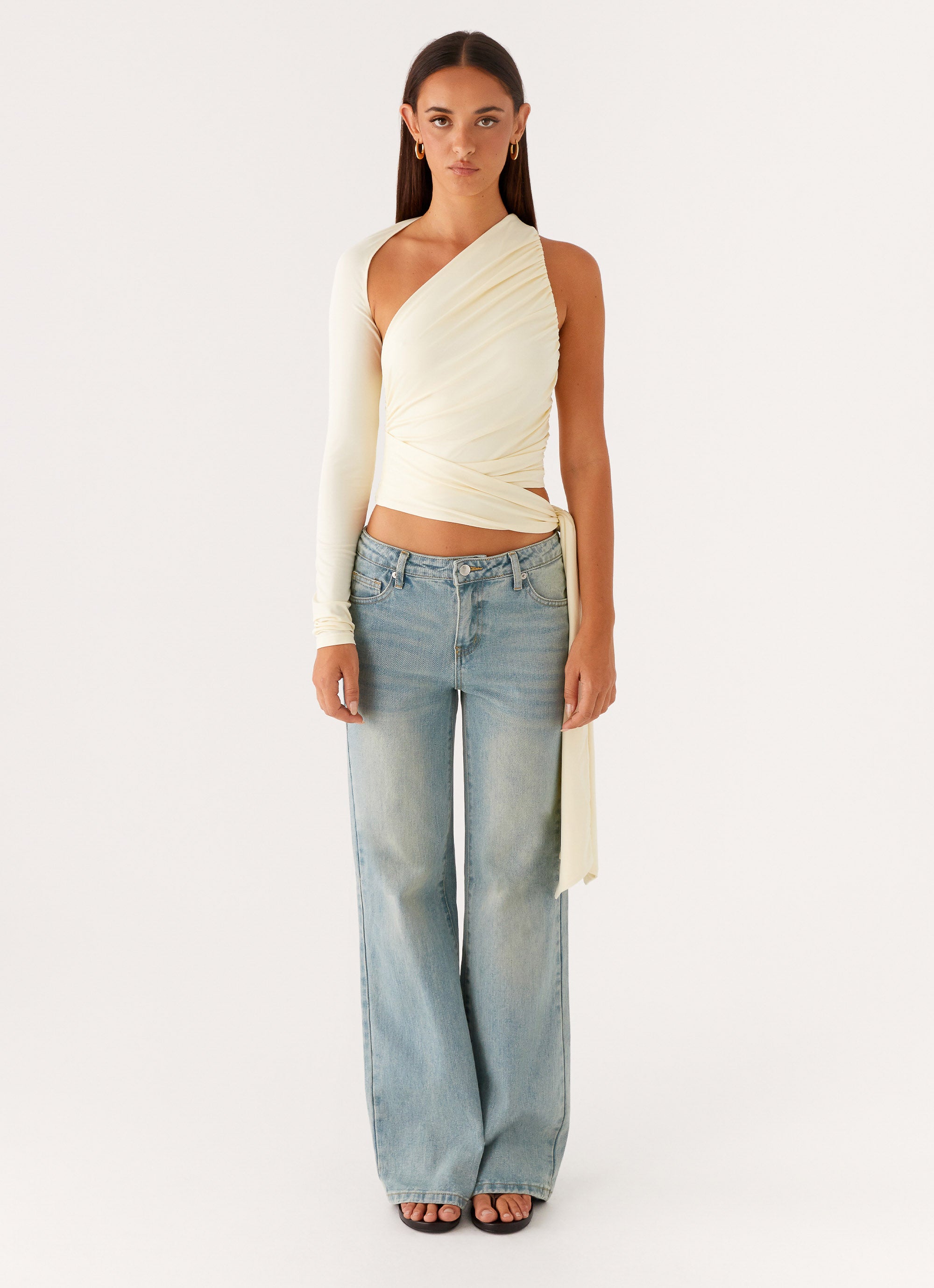 Merryn Top - Pale Yellow