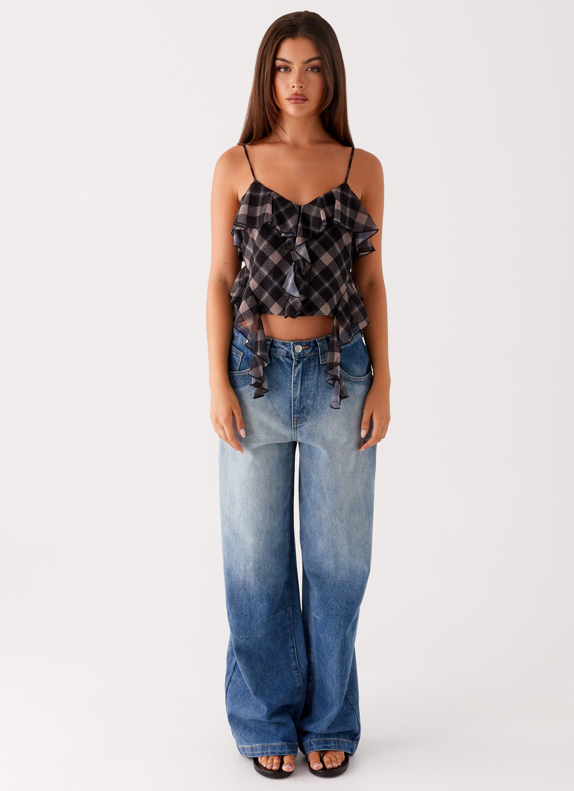 Midwest Low Rise Jeans - Powder Wash Blue