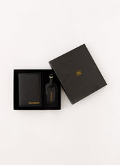 Passport Holder & Luggage Tag Set - Black