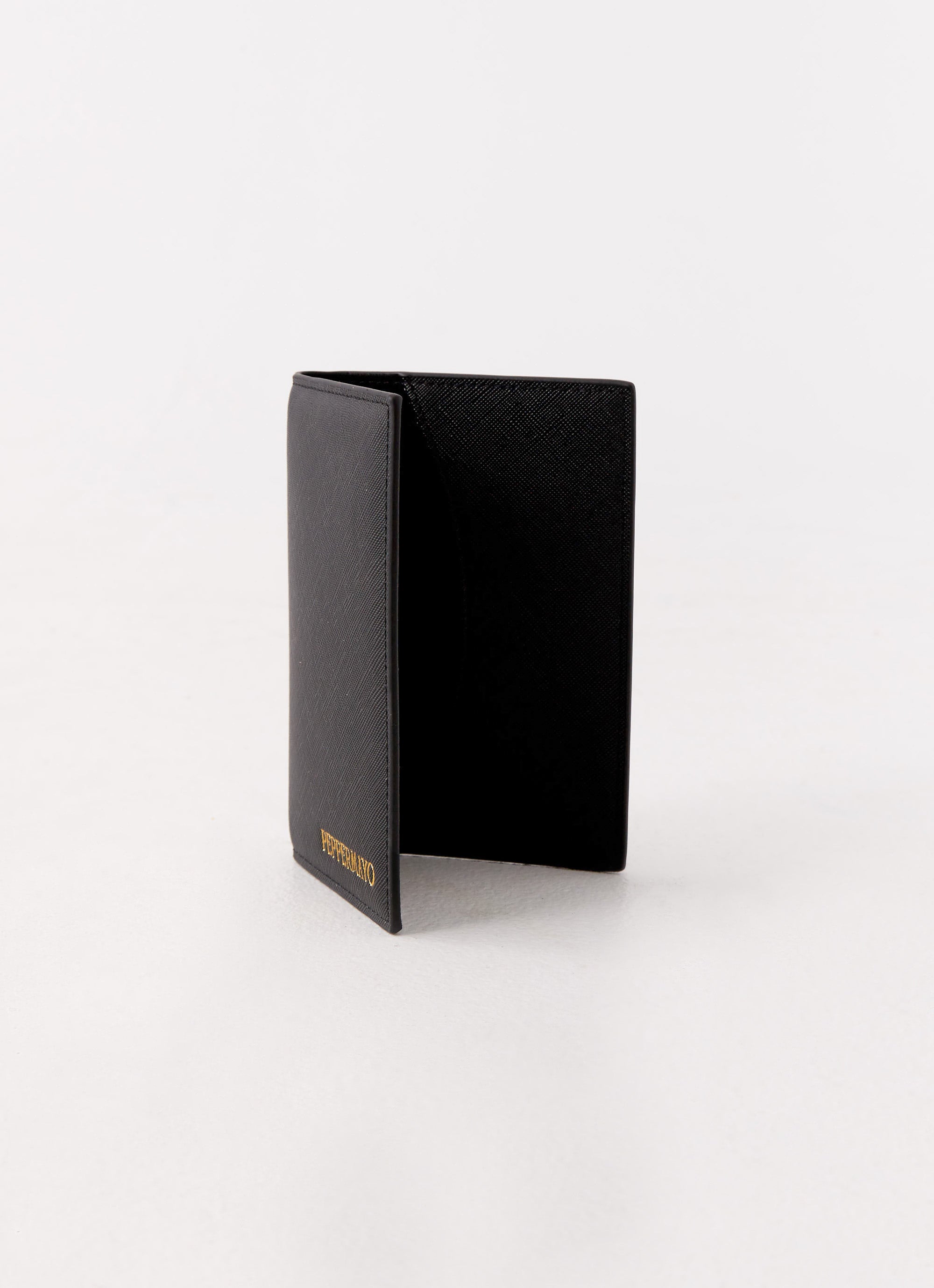 Passport Holder & Luggage Tag Set - Black