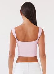 Ambretta Corset Top - Pink