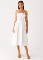 Phillipa Midi Dress - White