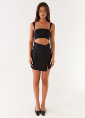 Pia Mini Dress - Black