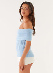 Rosen Knit Top - Blue