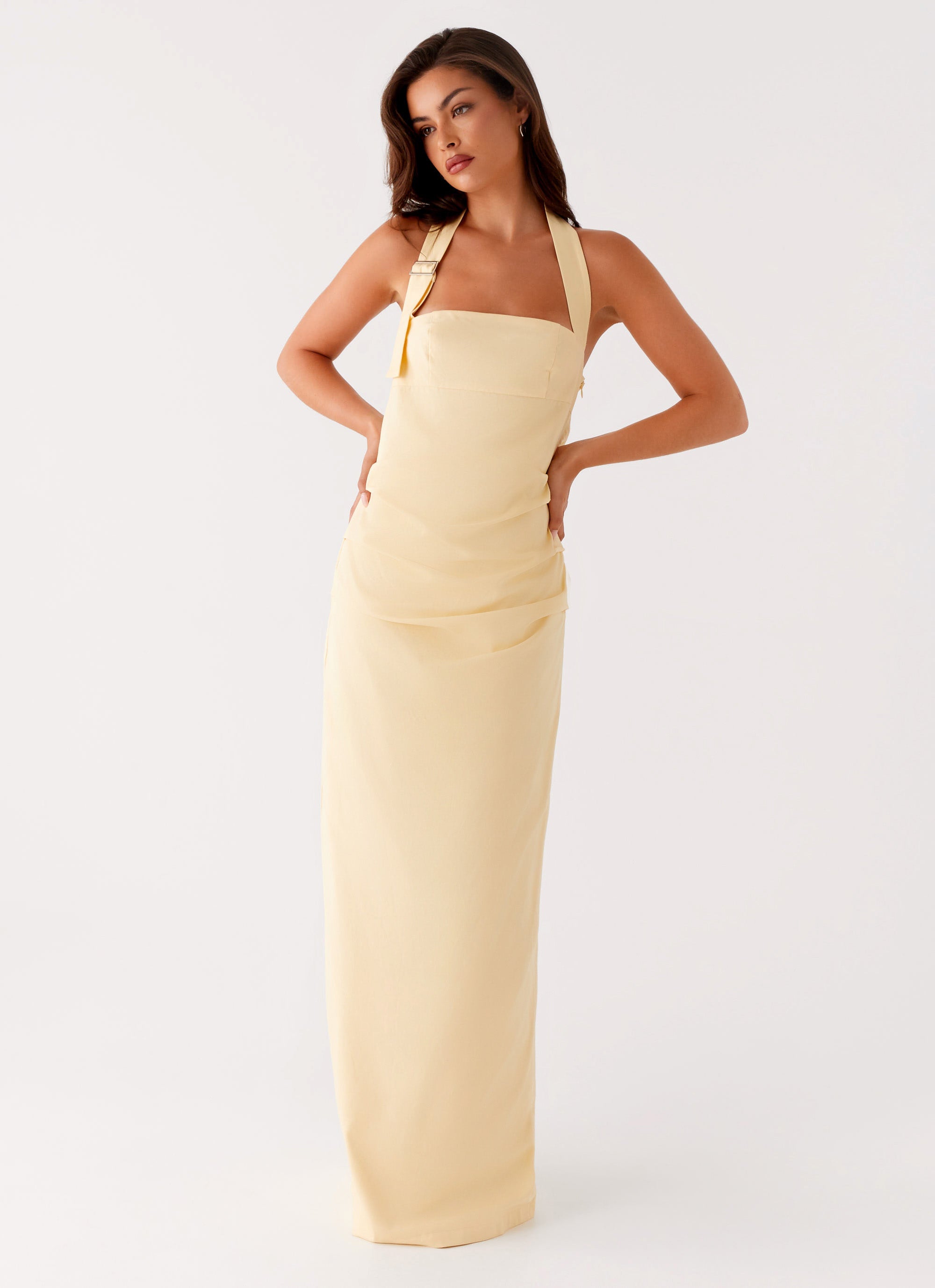 Rumour Has it Maxi Dress - Yellow