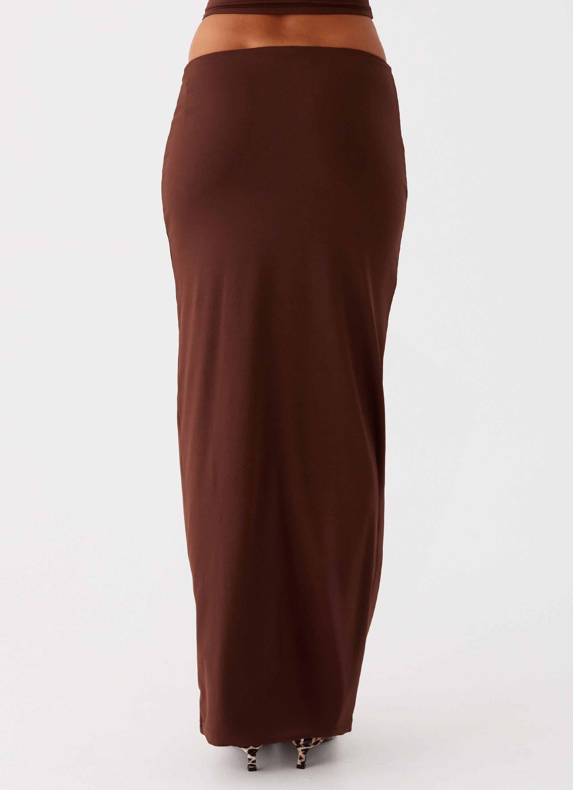 Solace Soul Maxi Skirt - Chocolate