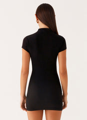 Time Capsule Cut Out Mini Dress - Black