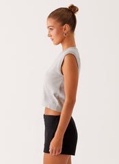 Tyne Knit Vest - Grey