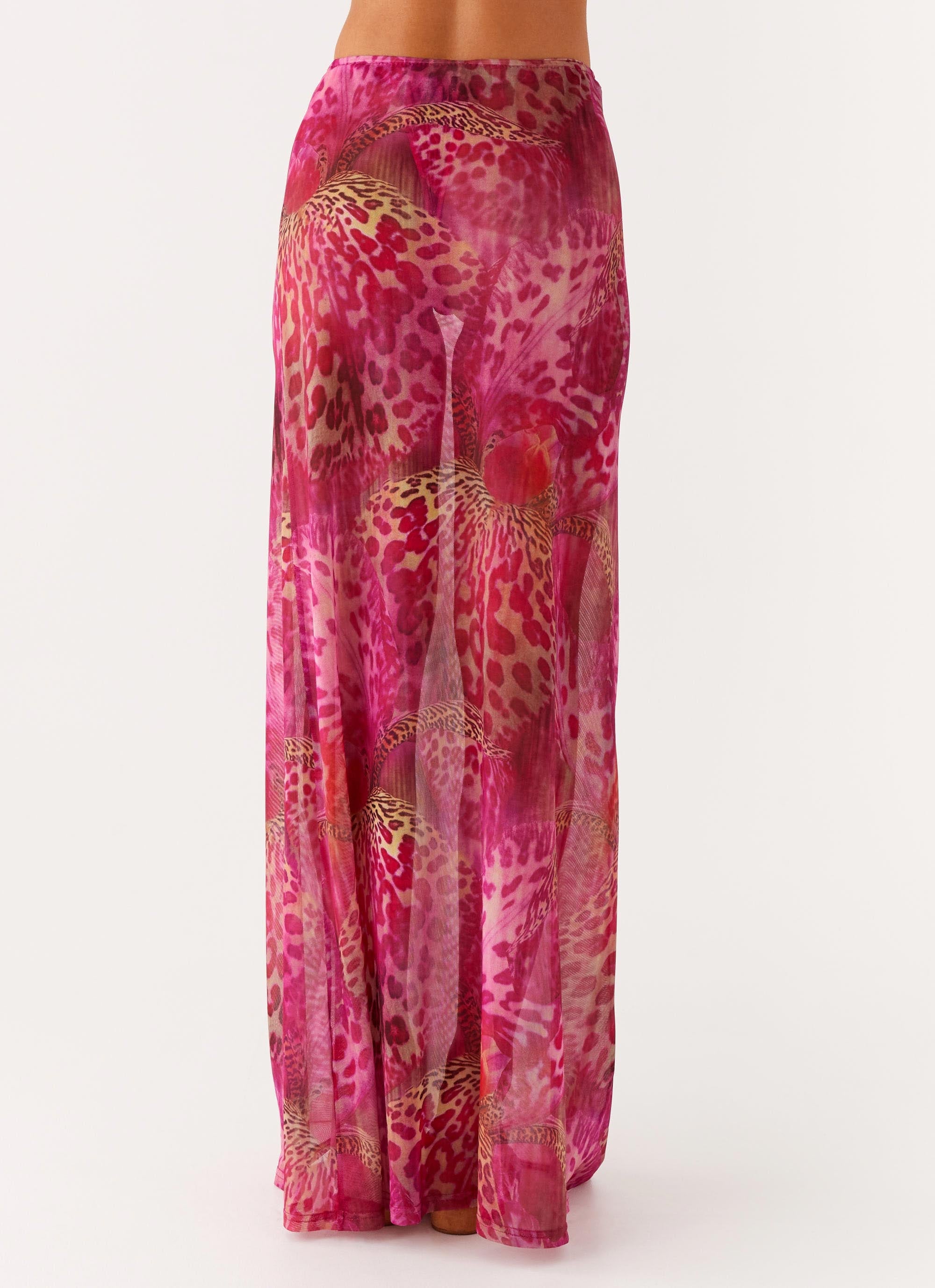 Camellia Maxi Skirt - Lavender Lagoon
