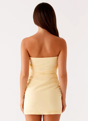 Simeon Mini Dress - Yellow